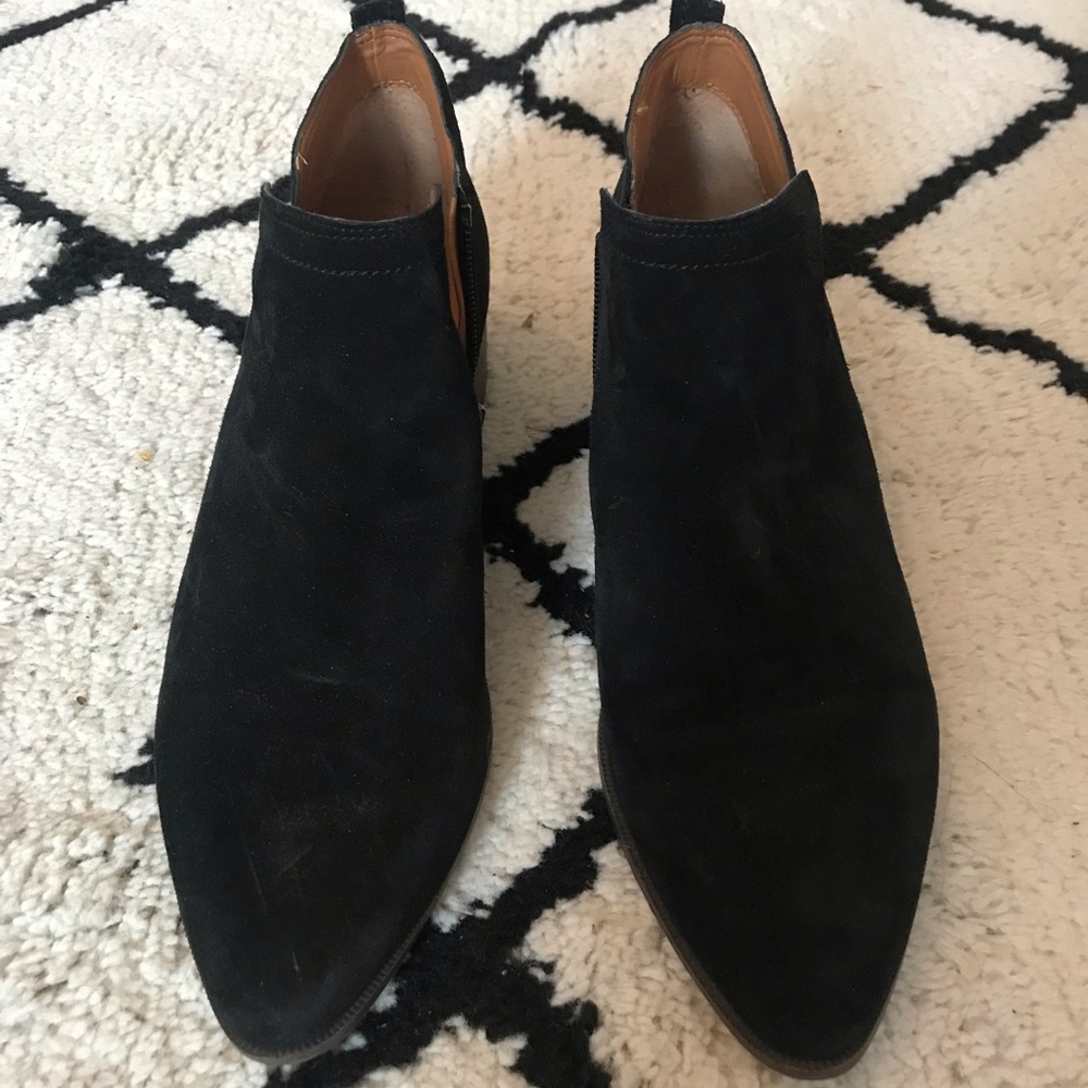 Franco Sarto Suede Paively Ankle Boots